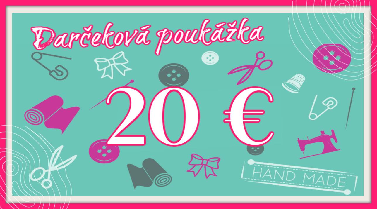 DARČEKOVÁ POUKÁŽKA 20,00 €