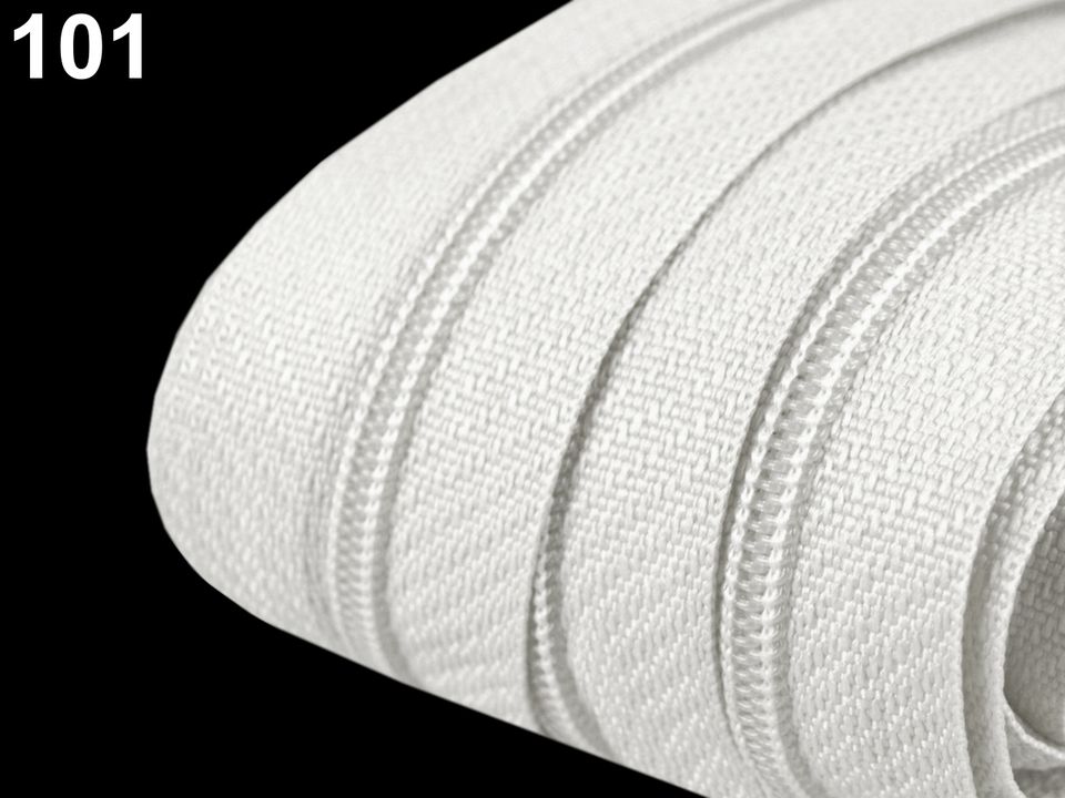 Zips špirálový 3 mm metráž - 1 m