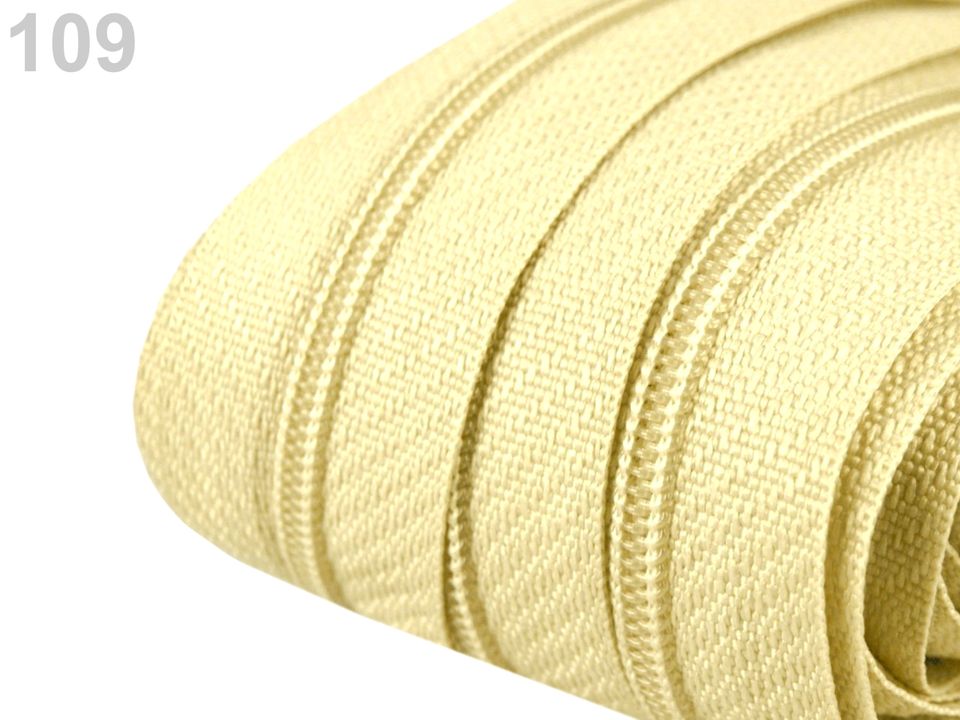 Zips špirálový 3 mm metráž - 1 m