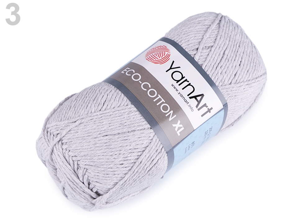 Pletacia priadza YarnArt Eco - cotton XL 200g