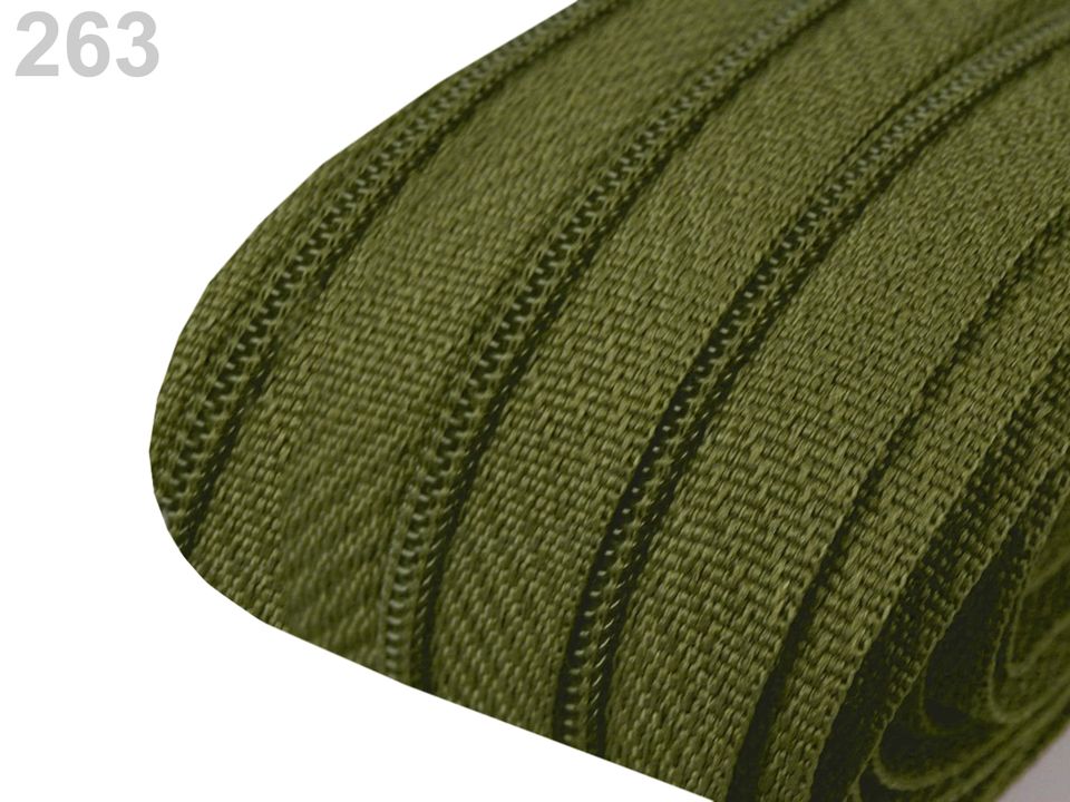 Zips špirálový 3 mm metráž - 1 m