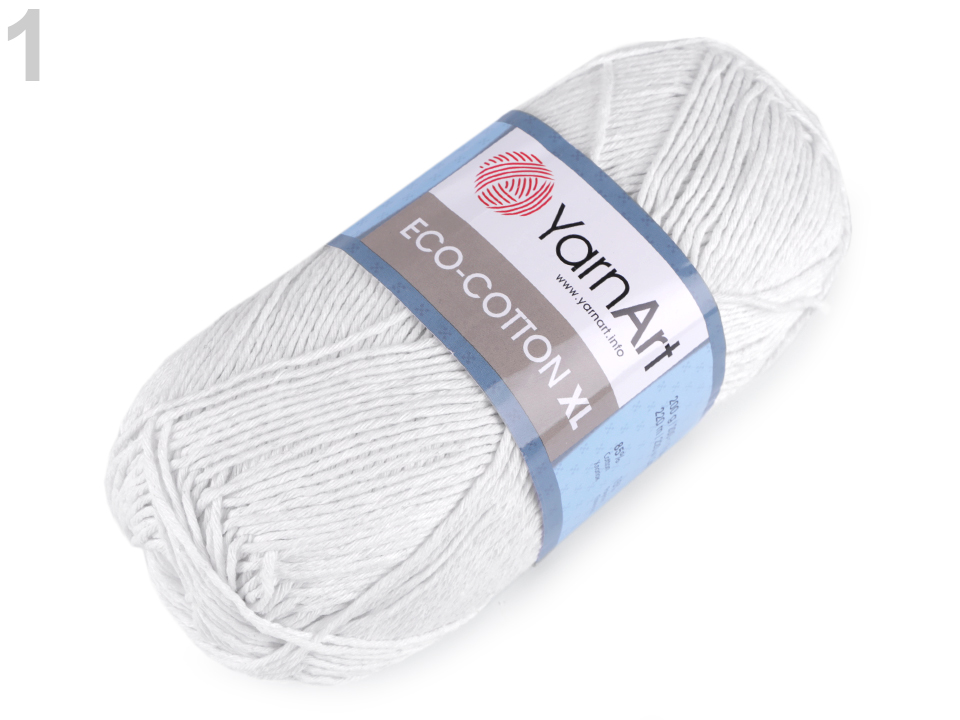 Pletacia priadza YarnArt Eco - cotton XL 200g