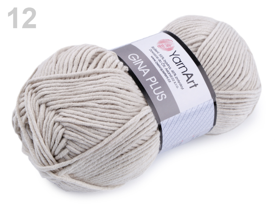 Pletacia priadza YarnArt Gina / Jeans Plus 100g