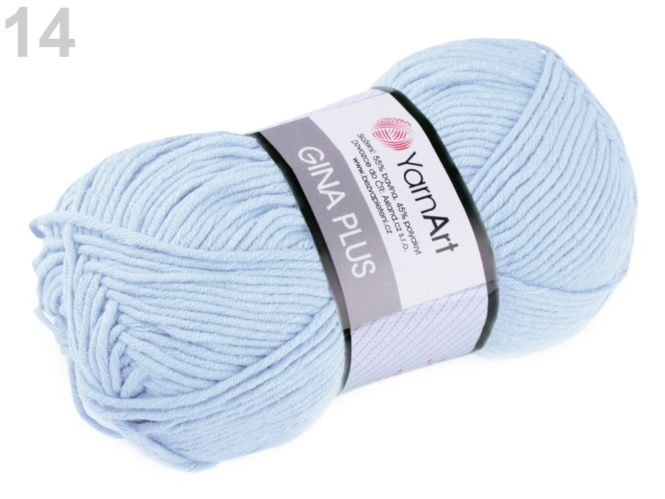 Pletacia priadza YarnArt Gina / Jeans Plus 100g