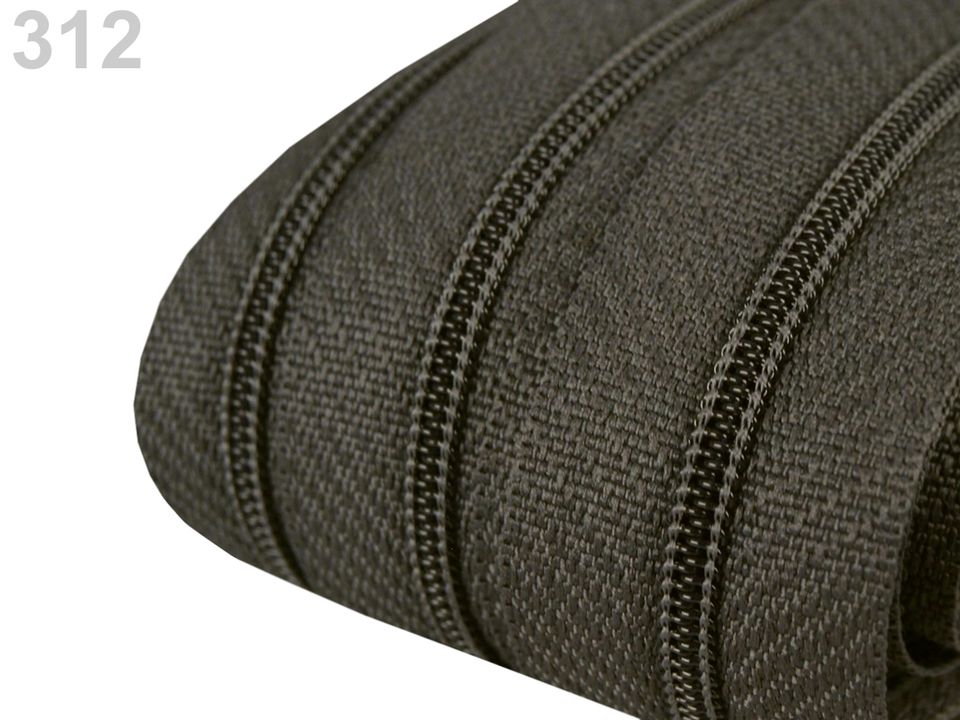 Zips špirálový 3 mm metráž - 1 m
