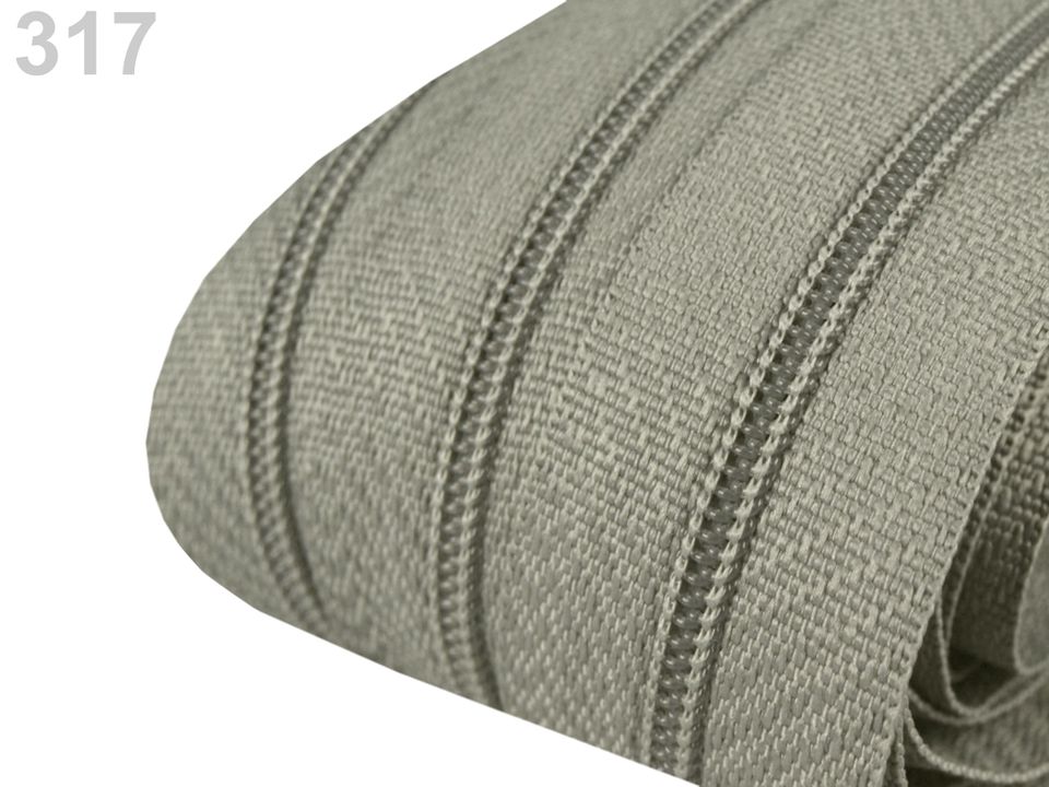Zips špirálový 3 mm metráž - 1 m