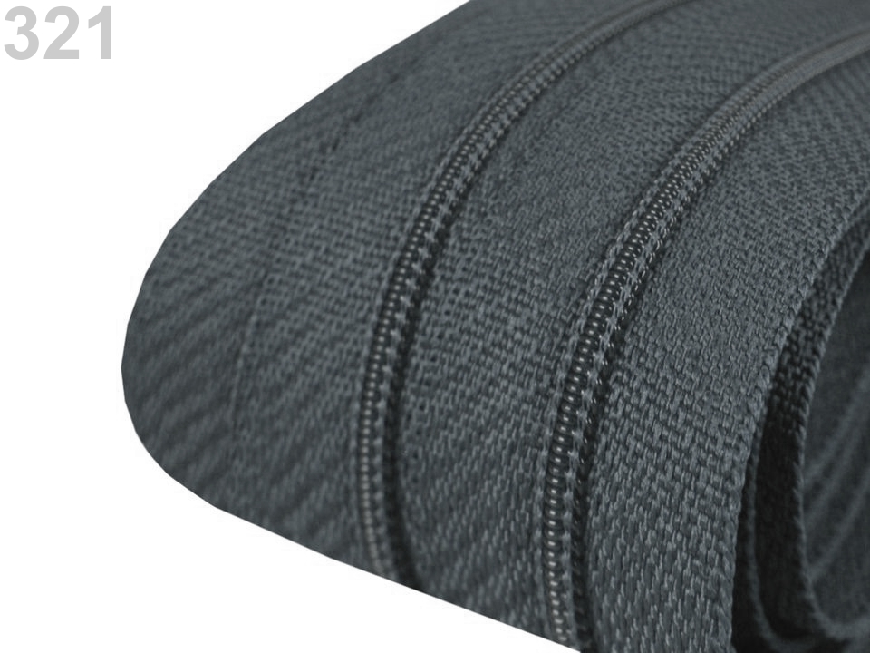 Zips špirálový 3 mm metráž - 1 m