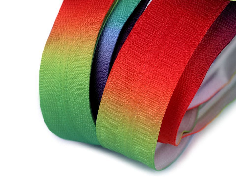 Dúhový zips špirálový skrytý šírka 5 mm metráž - 1 m
