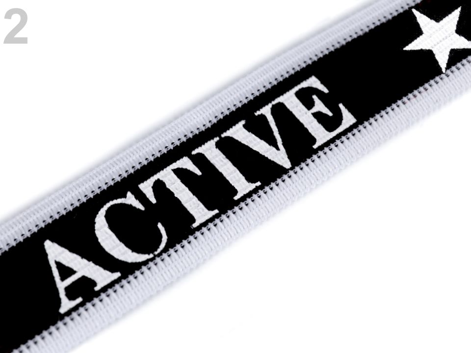 Lampas / odevná stuha Active šírka 22 mm - 1 m