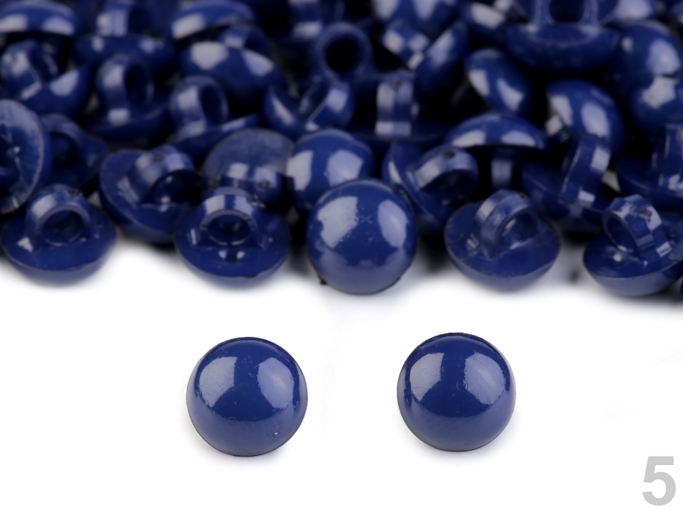Gombík hladký veľkosť 10mm - 10 ks