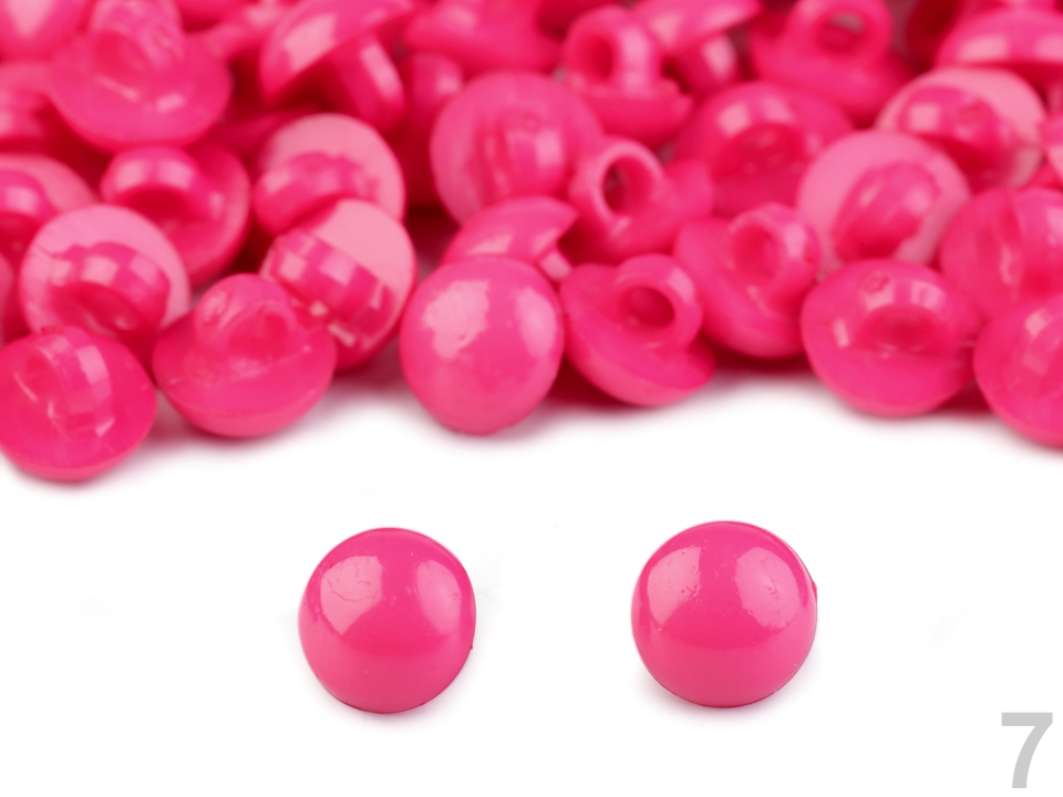 Gombík hladký veľkosť 12,5mm- 10ks