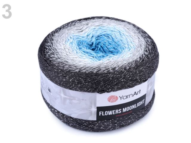 Pletacie priadza YarnArt Flowers Moonlight 260g