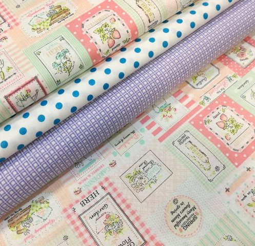 GARDEN PATCHWORK NA BAVLNE