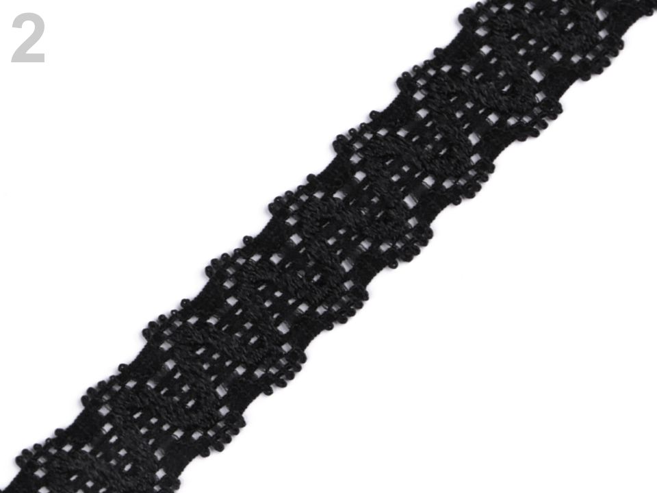 Elastická čipka šírka 17 mm - 1 m