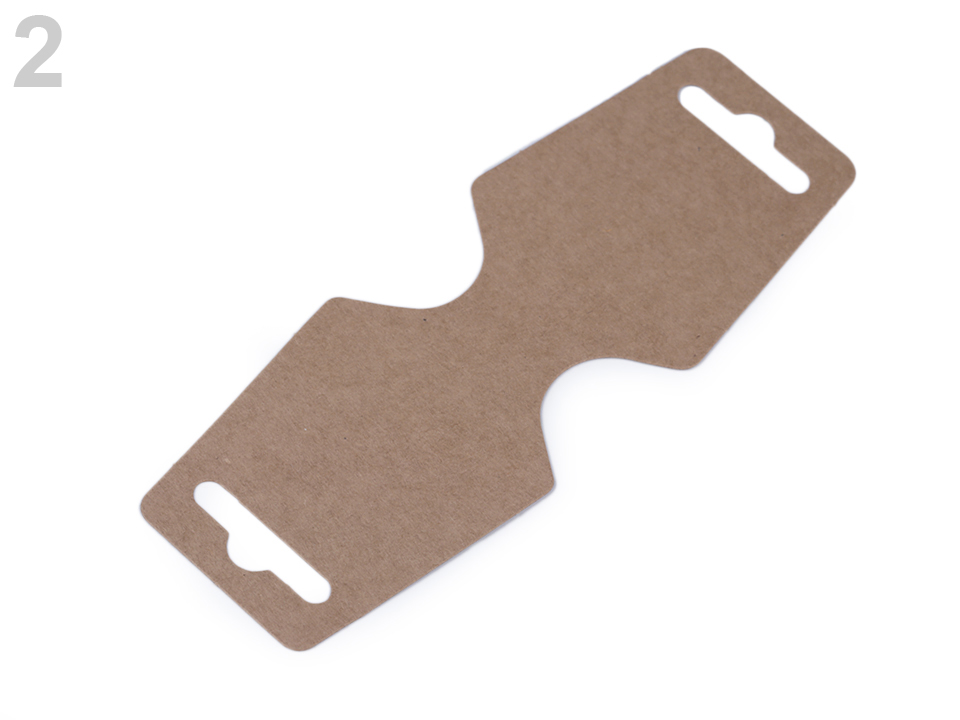 Karta na zavesenie tovaru 55x150 mm papierová - 20ks