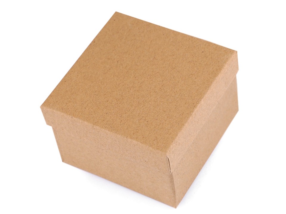Krabička na hodinky natural 9x9 cm - 1 ks