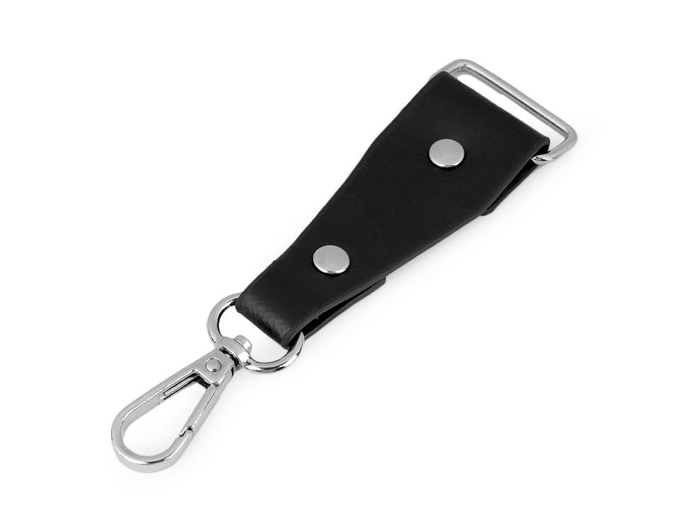 Karabína s predĺžením na kabelku / kľúče šírka 30 mm - 1 ks