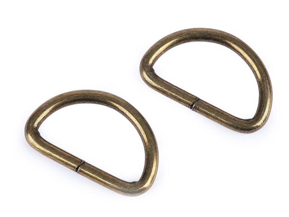 Polokrúžok šírka 32 mm na koženú galantériu- 10 ks