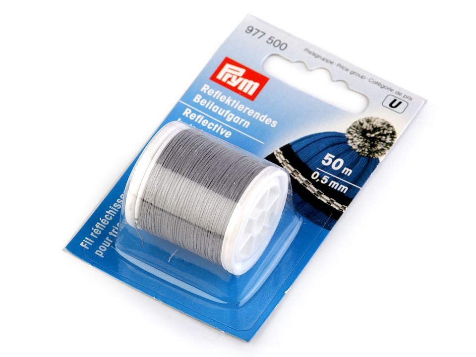 Reflexná niť pripletacia Prym 1 ks