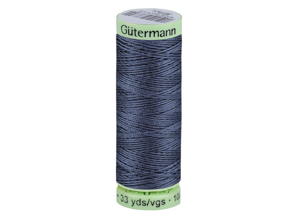 Polyesterové nite Jeans návin 30 m - 1 ks