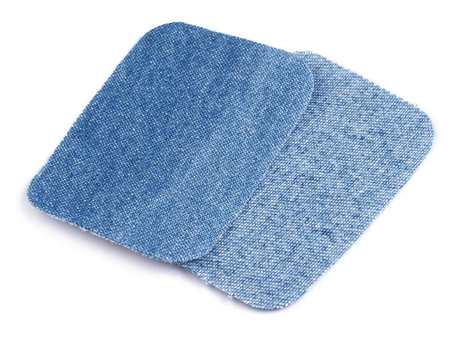 Nažehlovacie záplaty riflové 7,6x4,9 cm - 1 sáčok