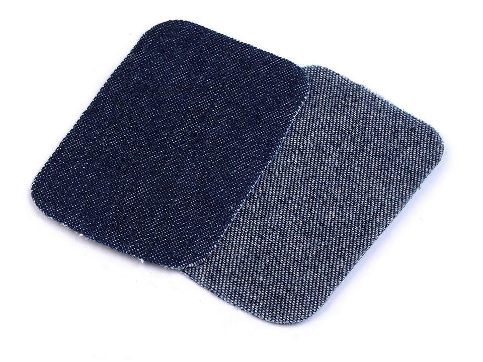 Nažehlovacie záplaty riflové 7,6x4,9 cm - 1 sáčok
