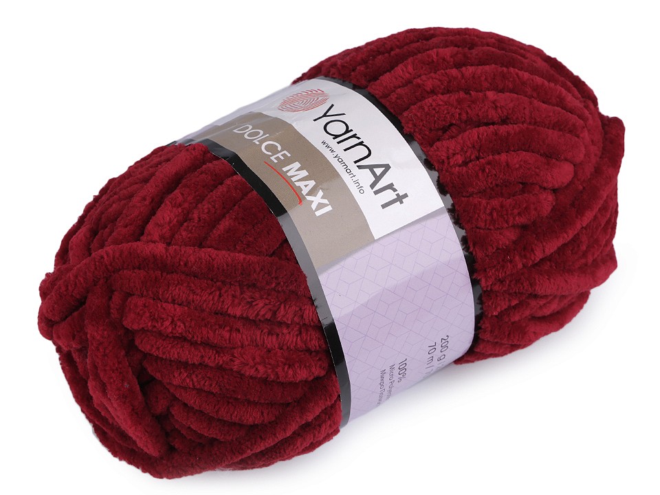 Pletacia žinylková priadza YarnArt Dolce Maxi 200g