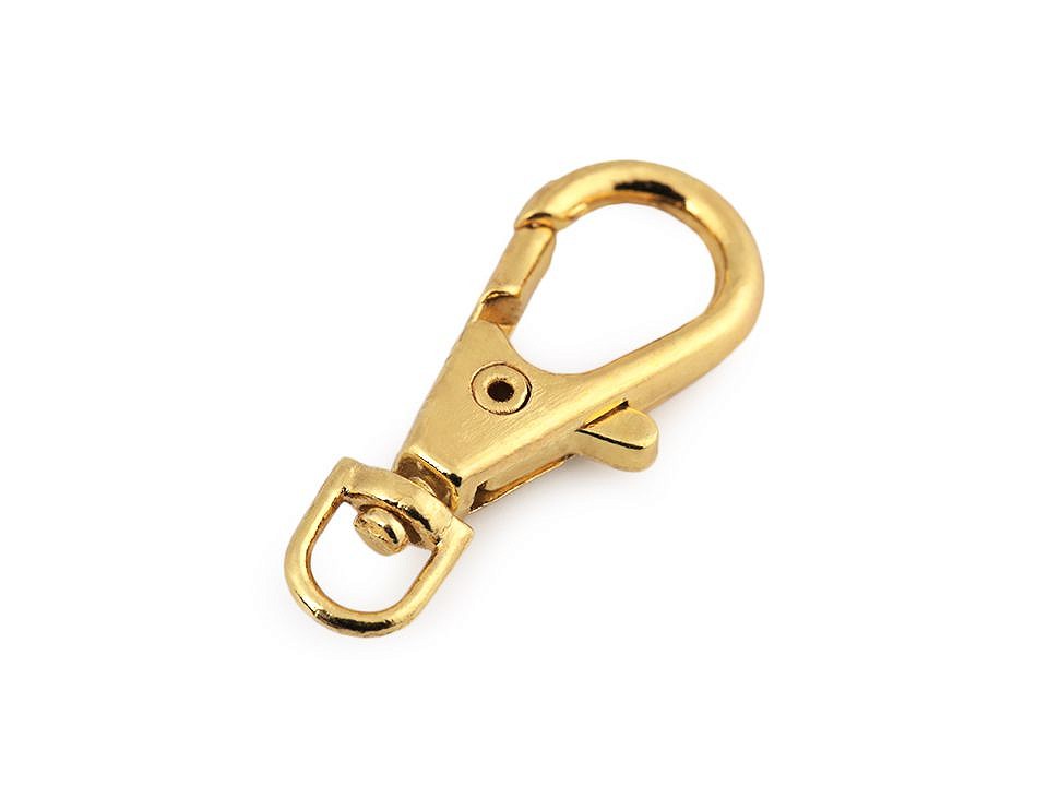 Kovová karabínka otvor 4 mm - 5 ks 