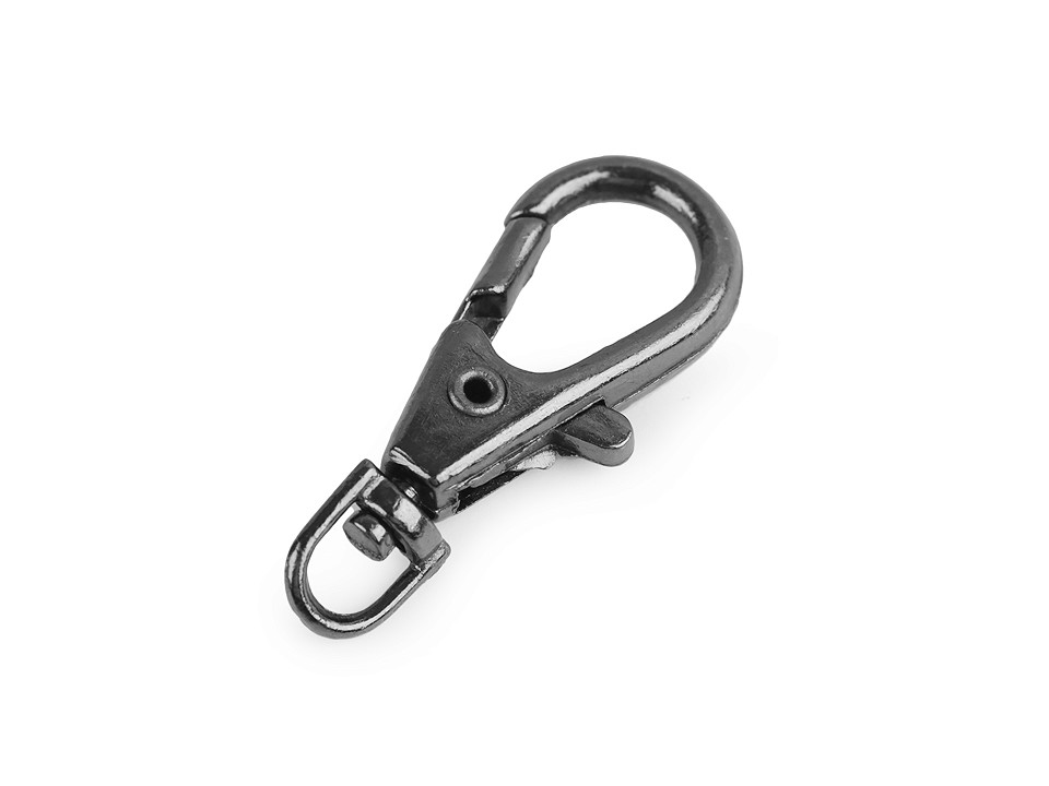Kovová karabínka otvor 4 mm - 5 ks 