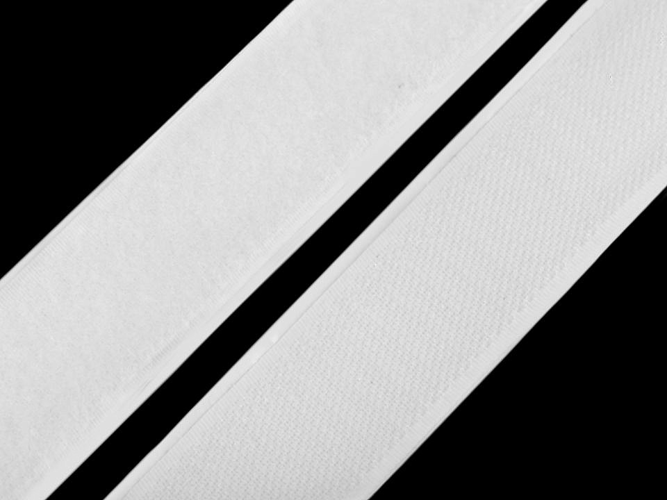 Suchý zips háčik + plyš samolepiaci šírka 30 mm - 1 m