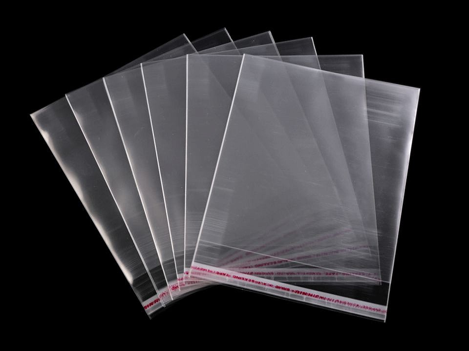 PP vrecko s lepiacou lištou 13x14,5 cm - 20ks