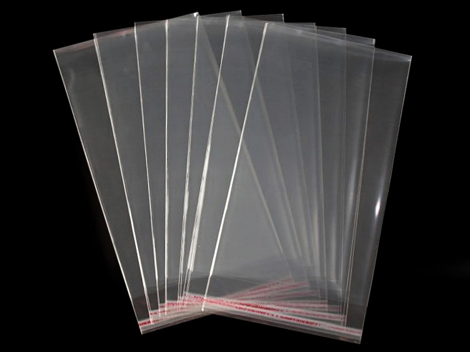 PP vrecko s lepiacou lištou 20x50 cm - 20ks
