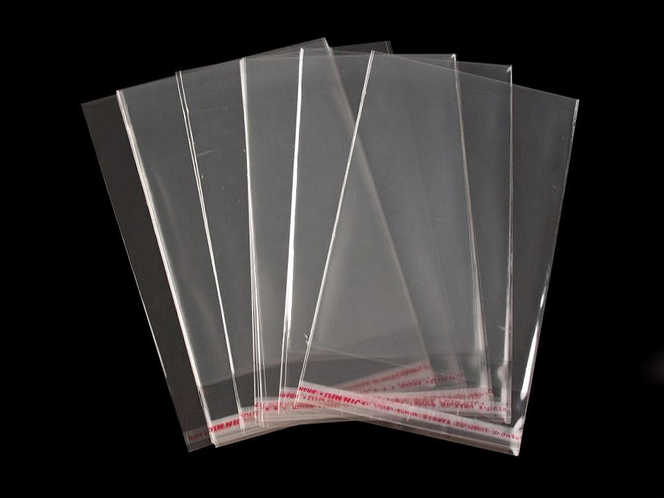 PP vrecko s lepiacou lištou 8x12 cm - 20ks