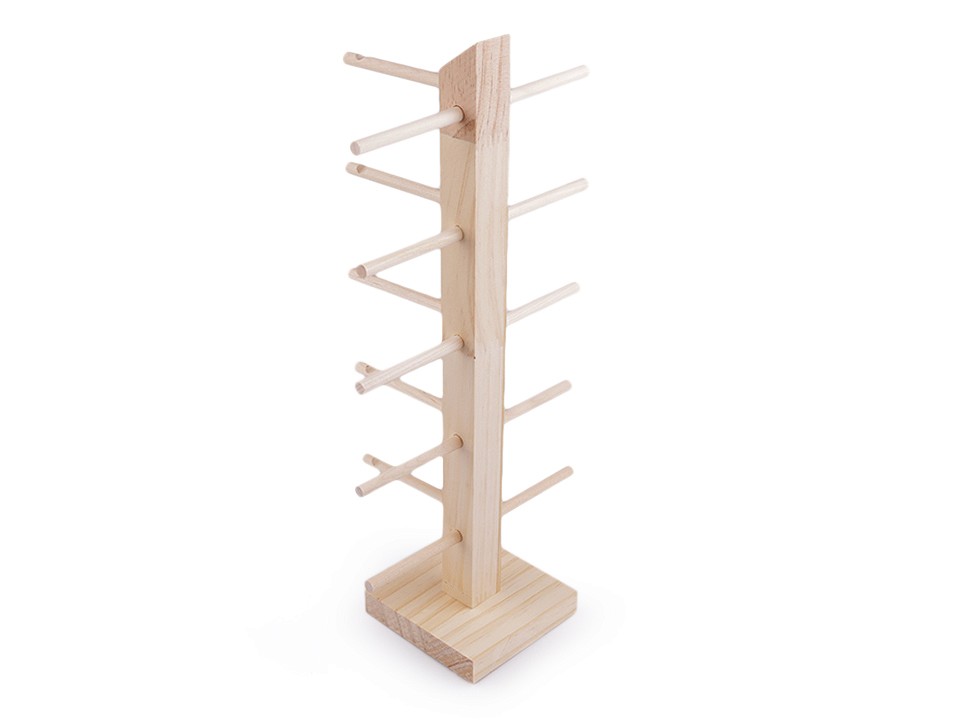 Drevený stojan na náramky / okuliare 37 cm - 1ks