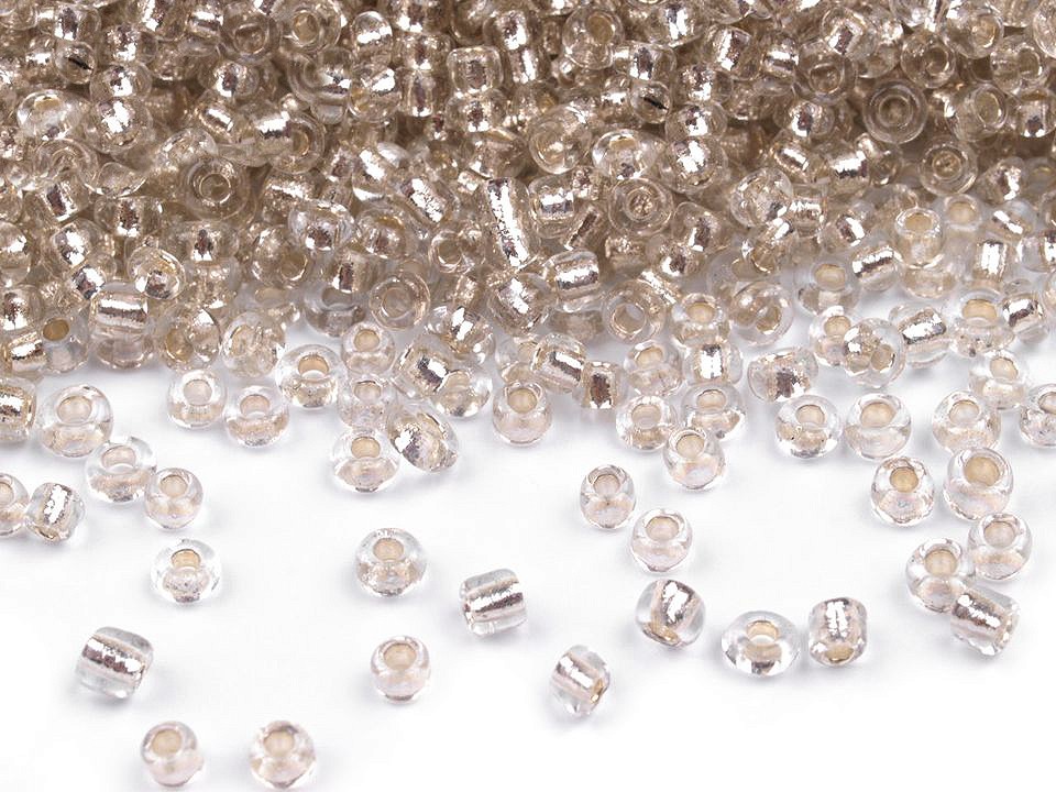 Perličky rokajl 12/0 s prieťahom 2mm - 50g