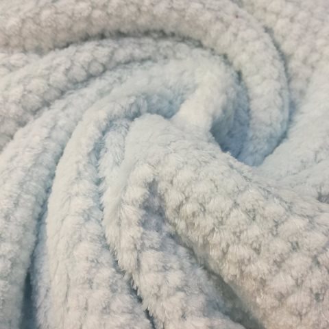 BABY SOFT POPCORN FLEECE BLEDOMODRÝ
