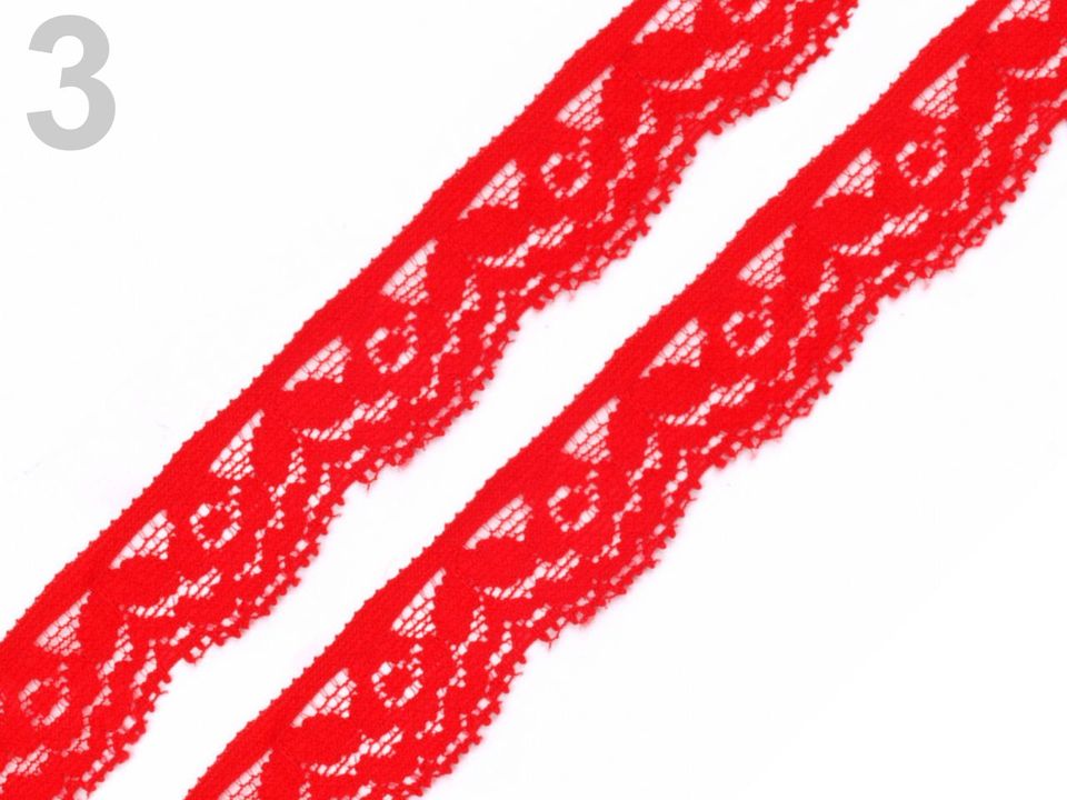 Elastická čipka, šírka 2 cm