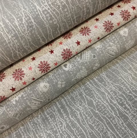 STRIEBORNÉ ORNAMENTY ANTIU LUREX- OBOJSTRANNÁ POŤAHOVKA
