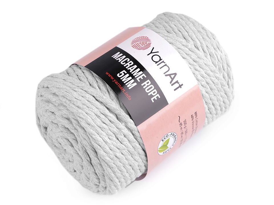 Pletacia priadza YarnArt Macrame Rope 5 mm 500g