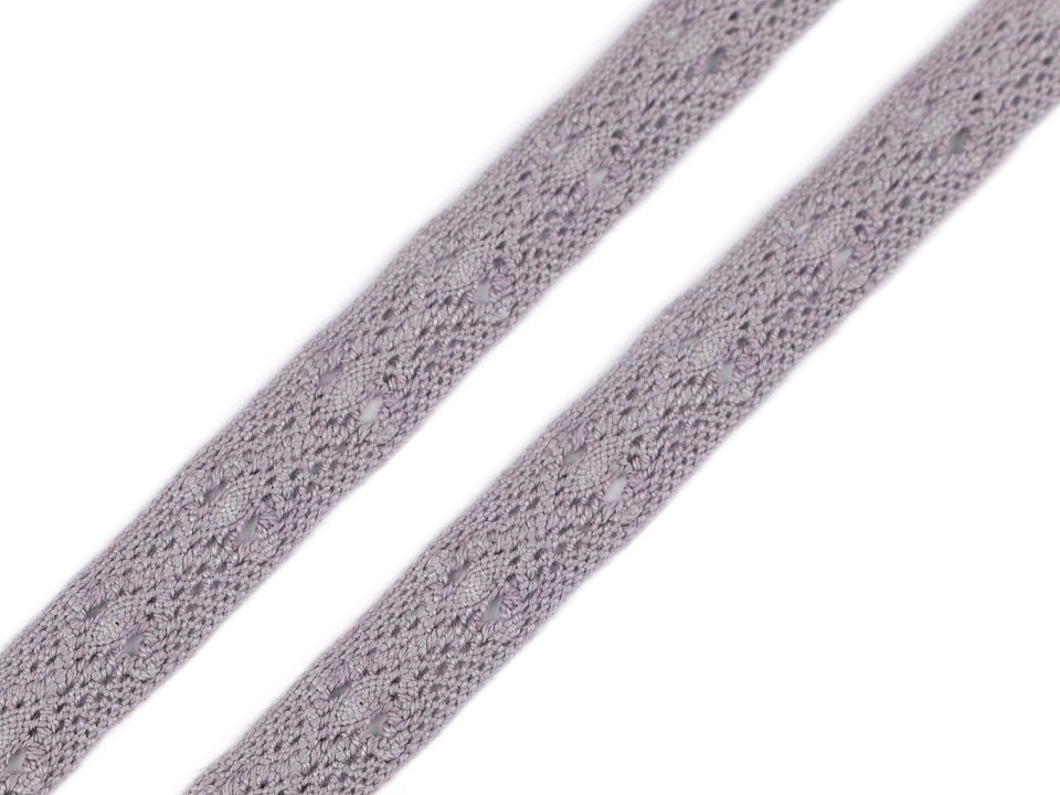 Bavlnená čipka / vsadka šírka 12 mm - 5 m