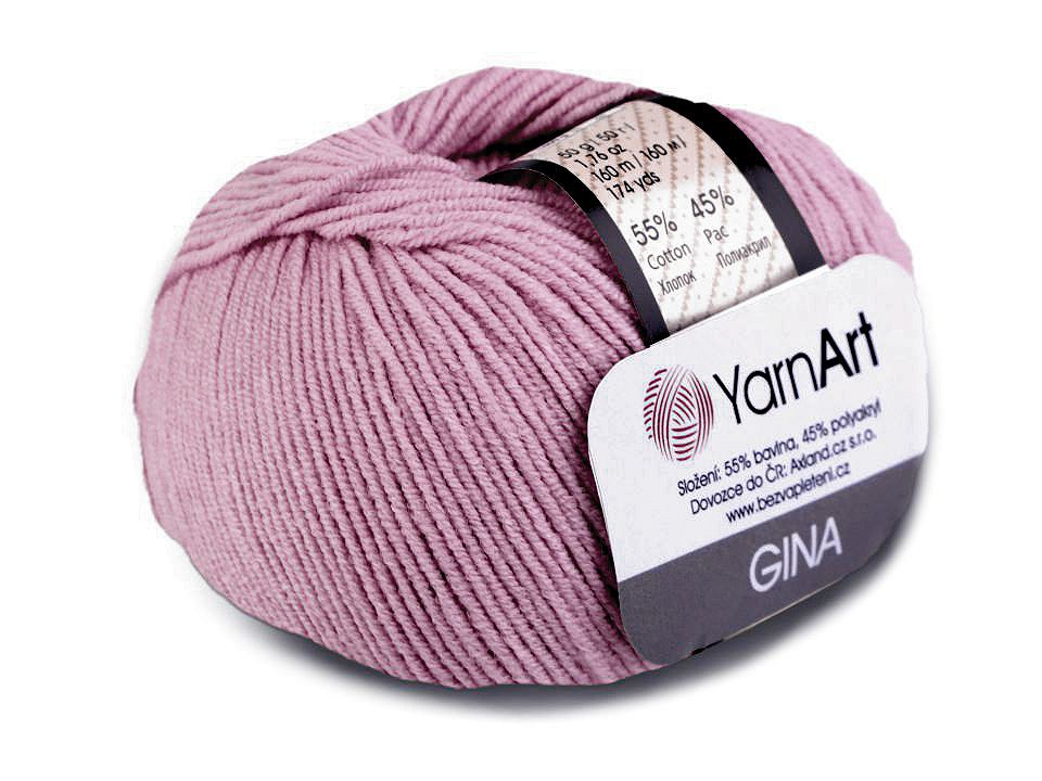 Pletacia priadza YarnArt Gina / Jeans 50g