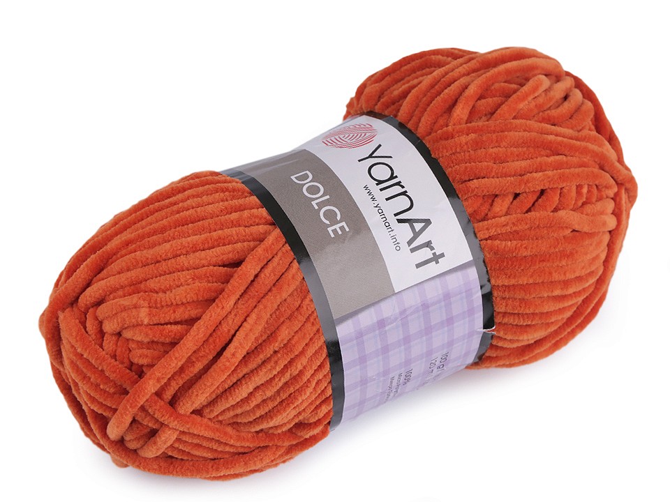 Pletacia ženilková priadza YarnArt Dolce 100g