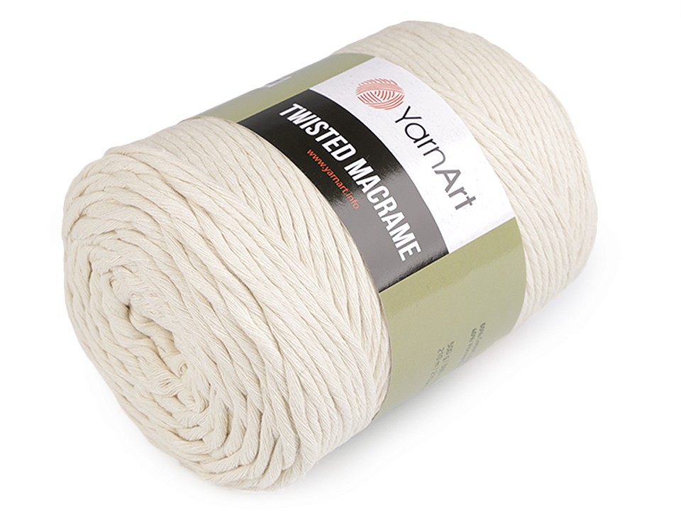 Pletacia priadza YarnArt Twisted Macrame 500g