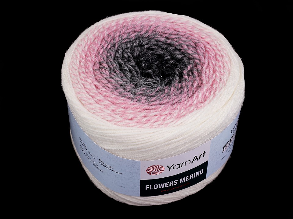 Pletacia priadza YarnArt Flowers merino 225g