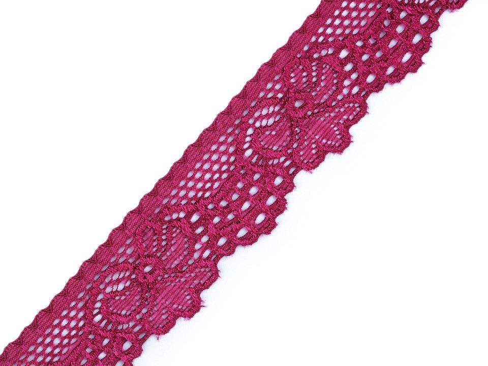 Elastická čipka šírka 30 mm - 1m