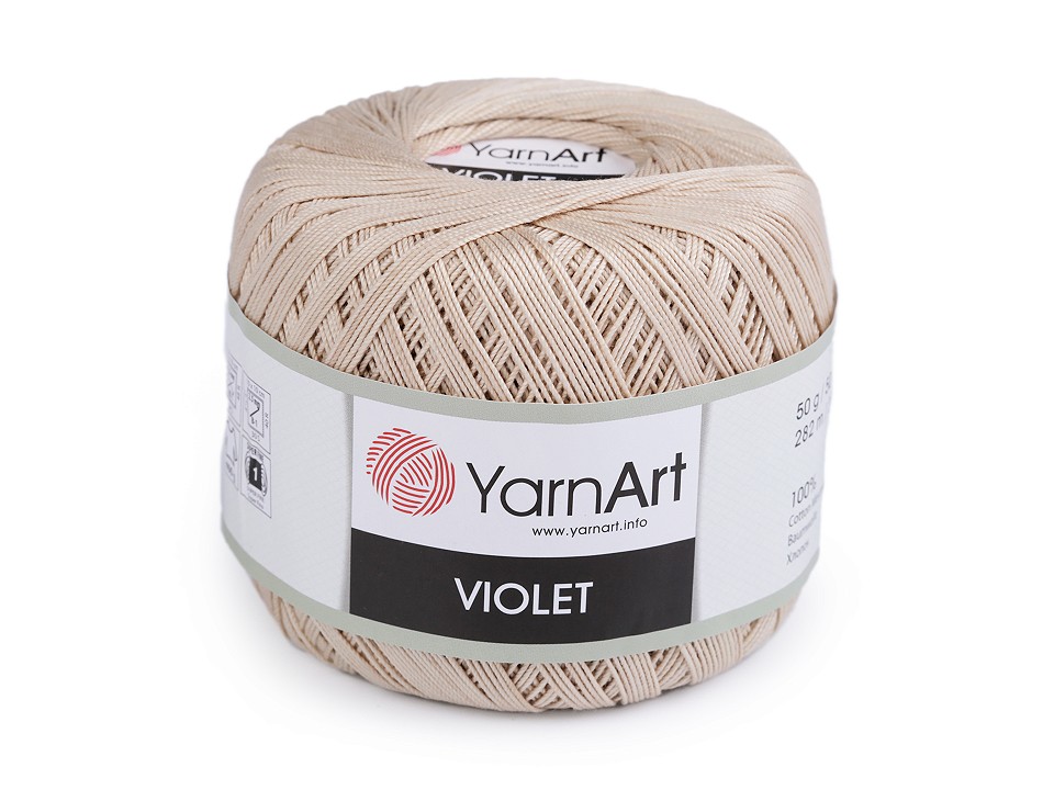 Bavlnená priadza háčkovacia YarnArt Violet 50g