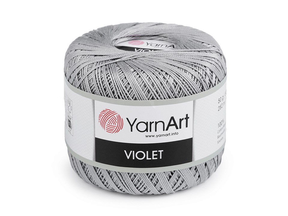 Bavlnená priadza háčkovacia YarnArt Violet 50g