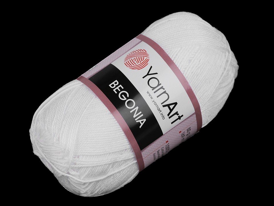 Bavlnená pletacia priadza YarnArt Begonia 50g