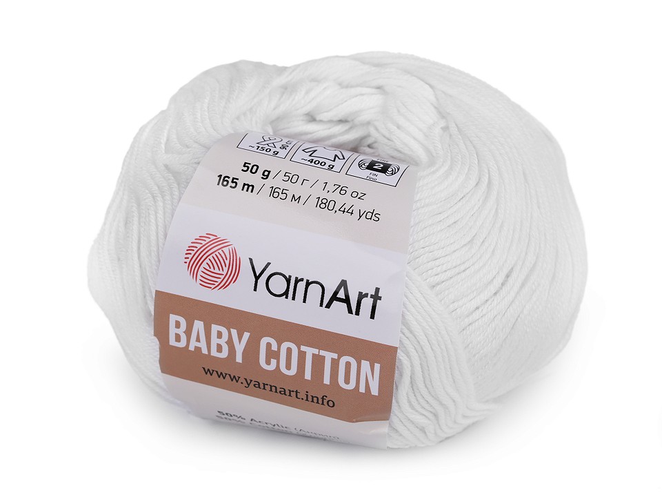 Pletacia priadza YarnArt Baby Cotton 50g