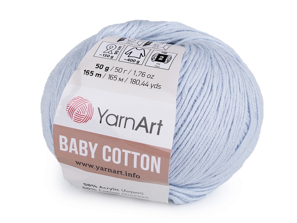 Pletacia priadza YarnArt Baby Cotton 50g